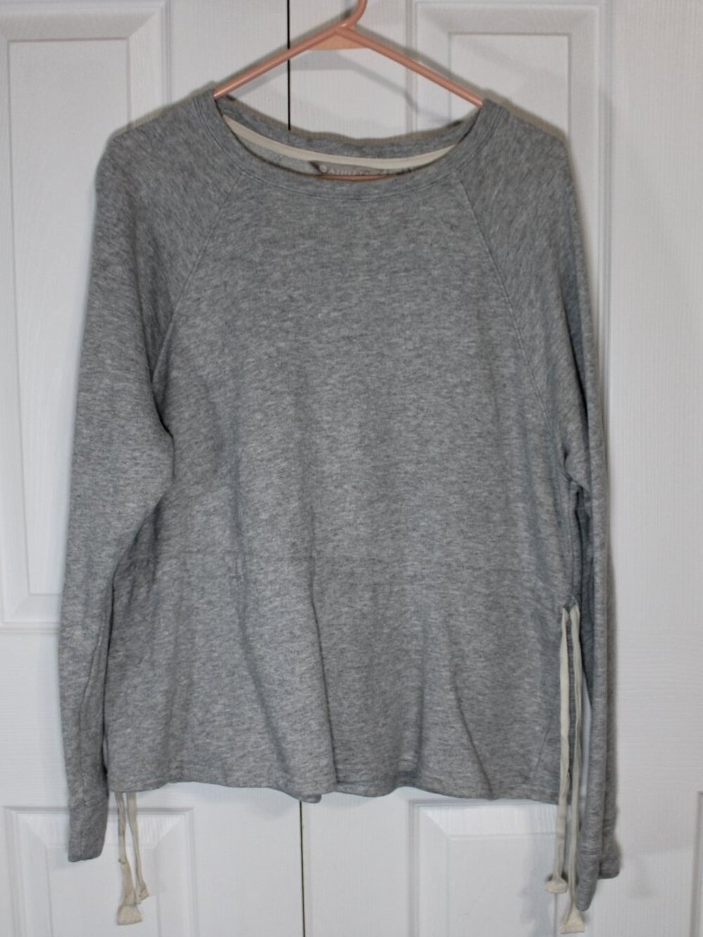 Athleta Pullover Drawstring Tie Cinch Waist Sweatshirt